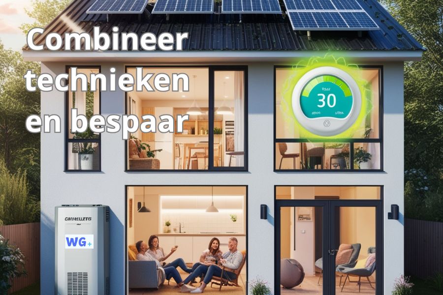 combineer technieken in de woning